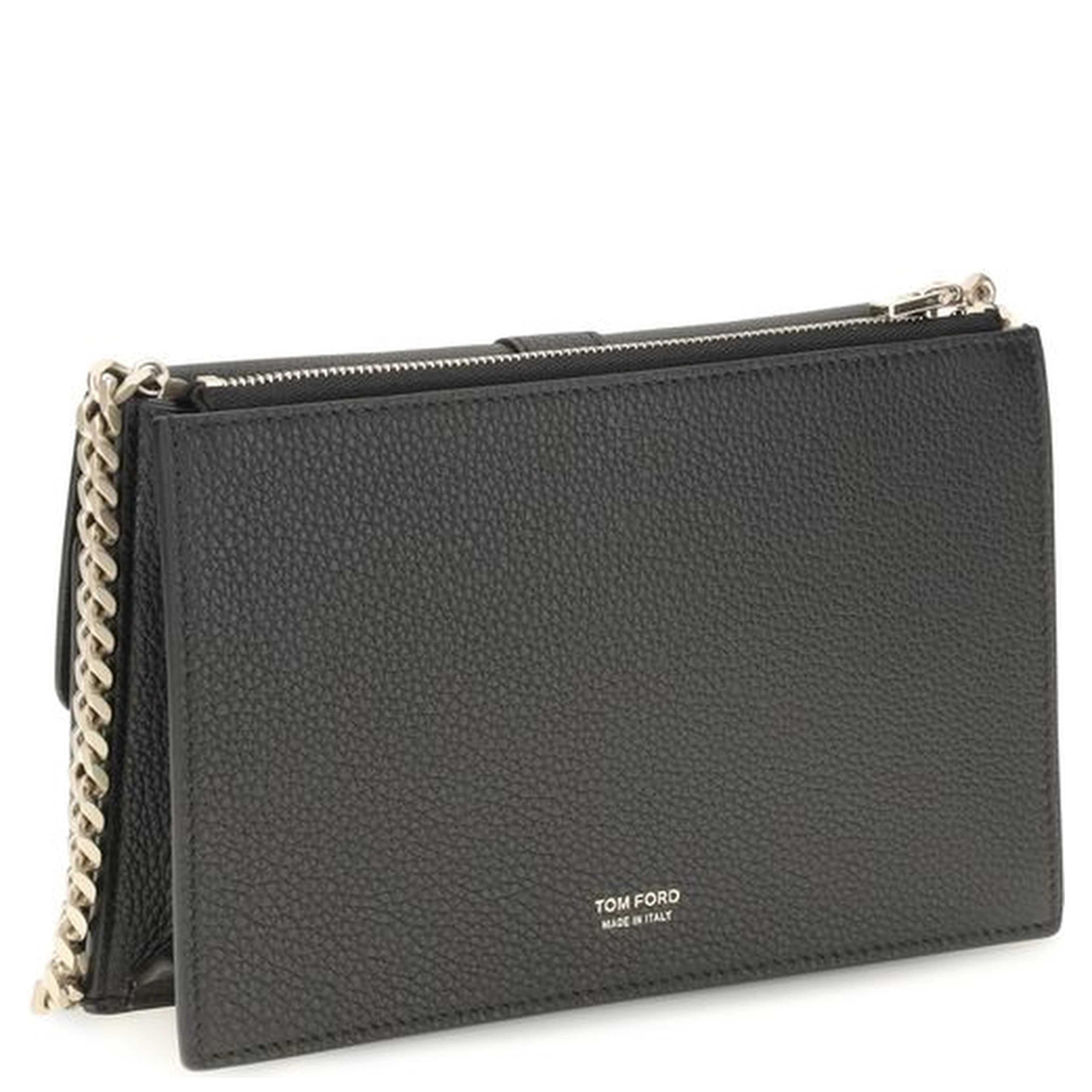 Black Calf Leather Bos Taurus Shoulder Bag