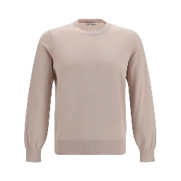Beige Cotton Sweatshirt