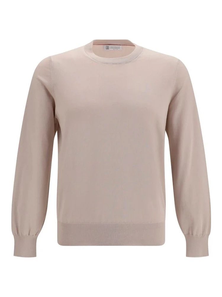 Beige Cotton Sweatshirt