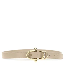 Beige Calf Leather Bos Taurus Bracelet