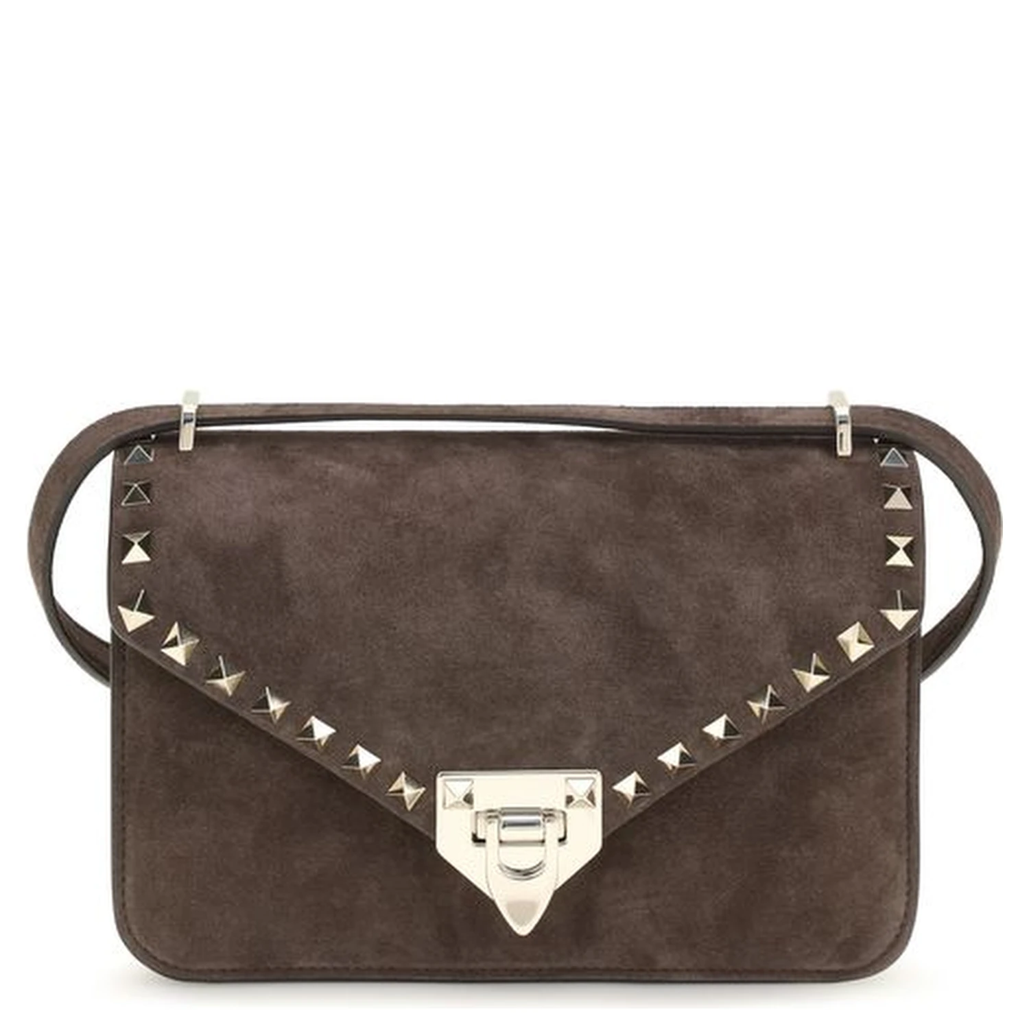 Brown Suede Leather Shoulder Bag