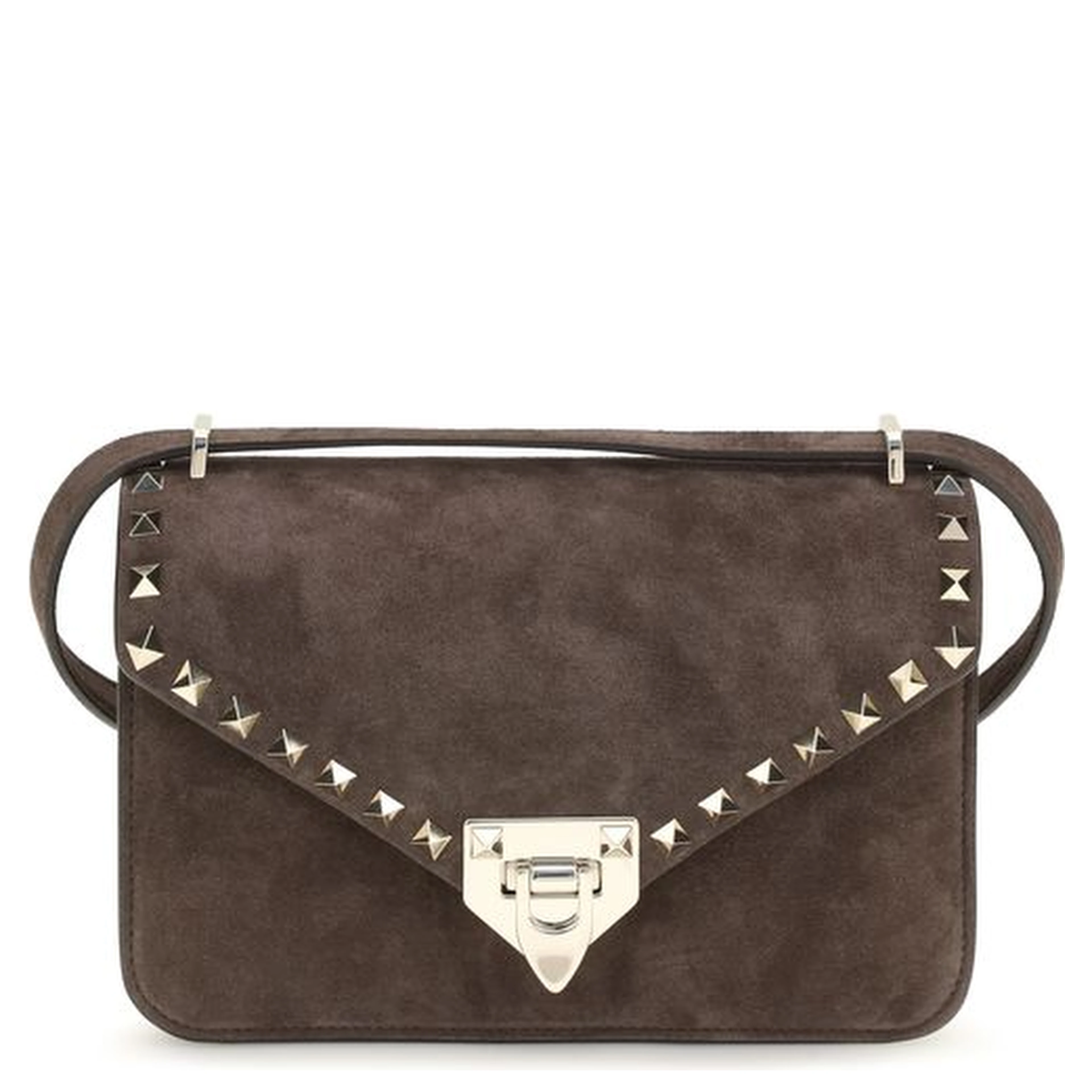 Brown Suede Leather Shoulder Bag