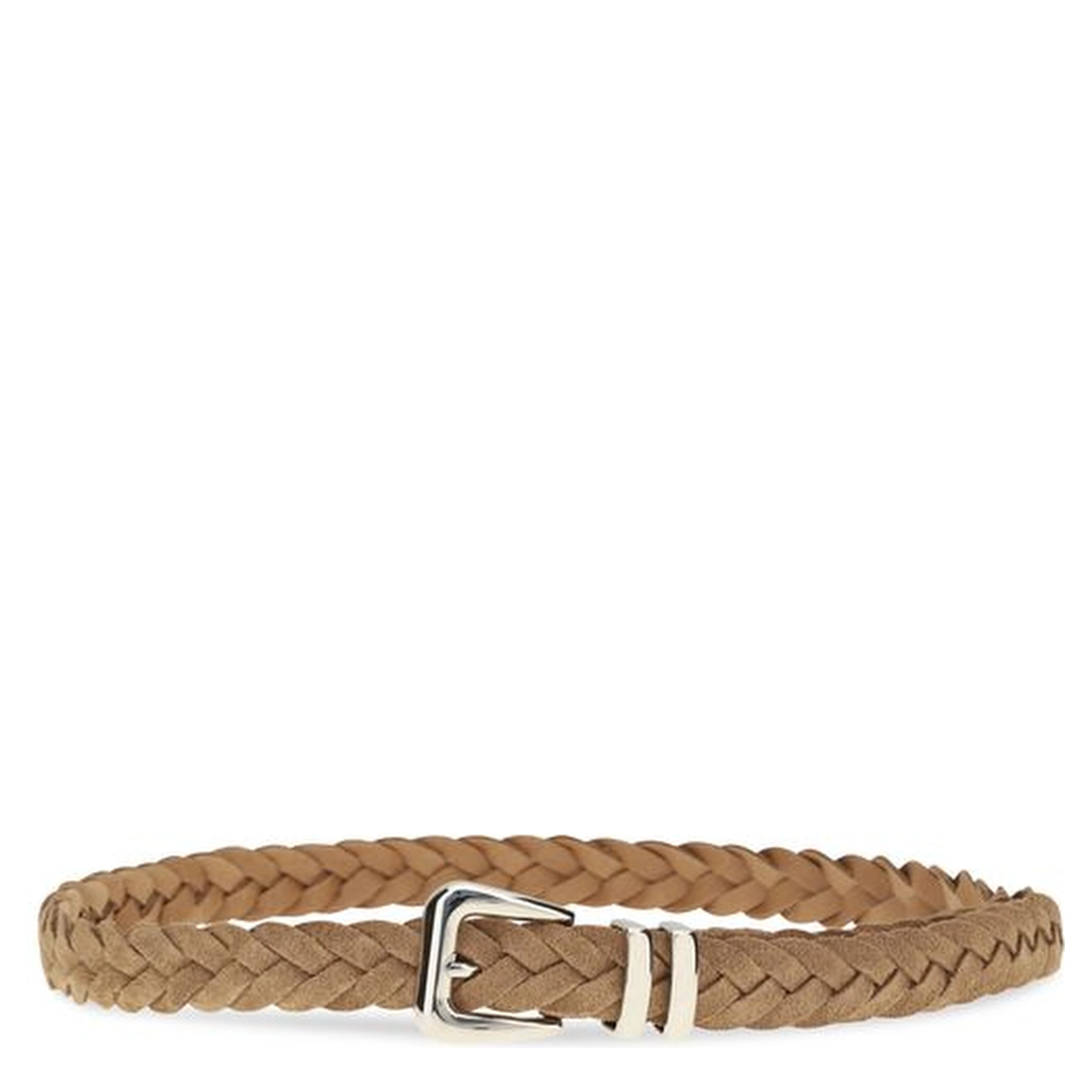 Beige Calf Leather Bos Taurus Regular Belt