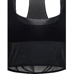 Black Viscose Bra