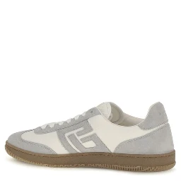 White Calf Leather Bos Taurus Athletic Sneakers