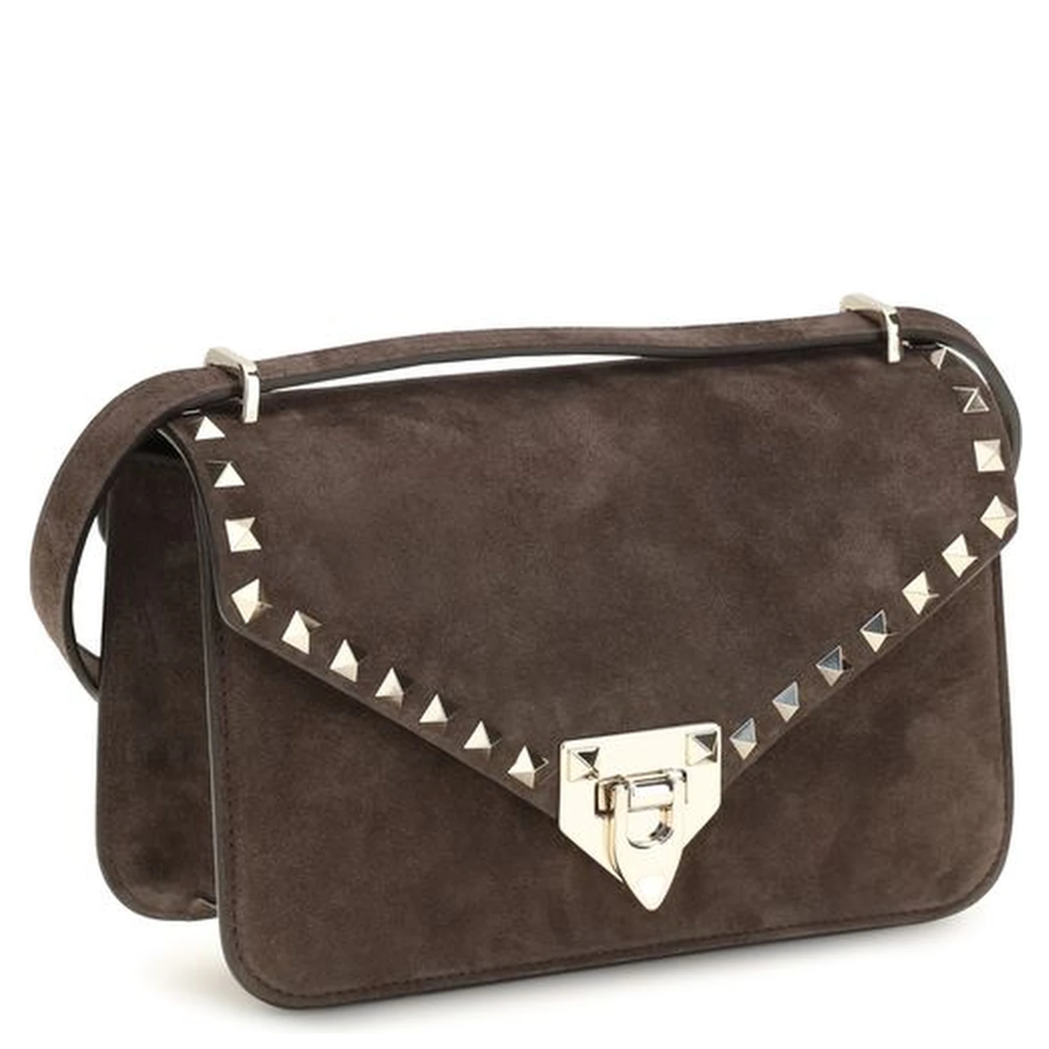Brown Suede Leather Shoulder Bag