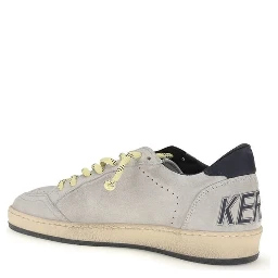 Gray Calf Leather Bos Taurus Sneakers