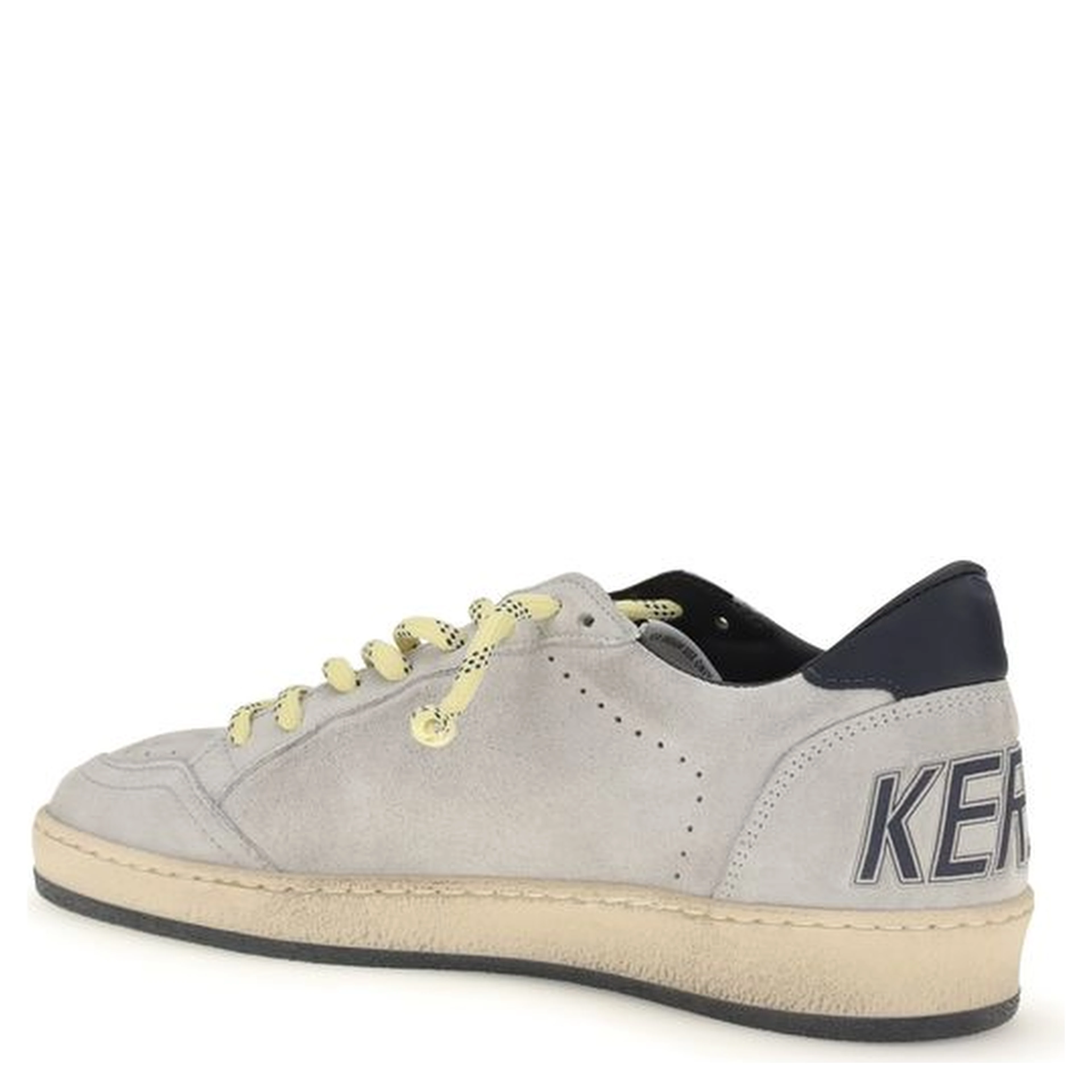 Gray Calf Leather Bos Taurus Sneakers