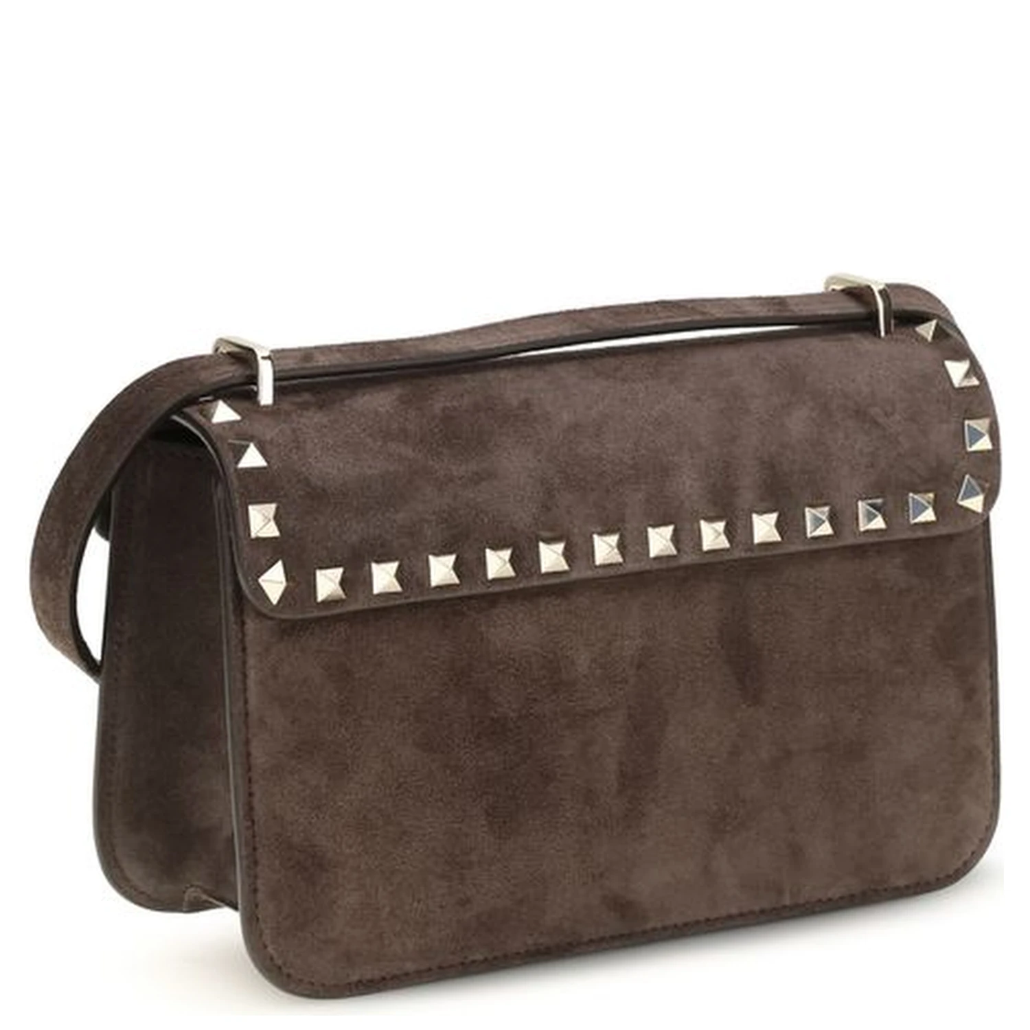 Brown Suede Leather Shoulder Bag