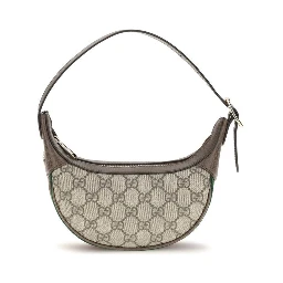 Beige Fabric Handbag