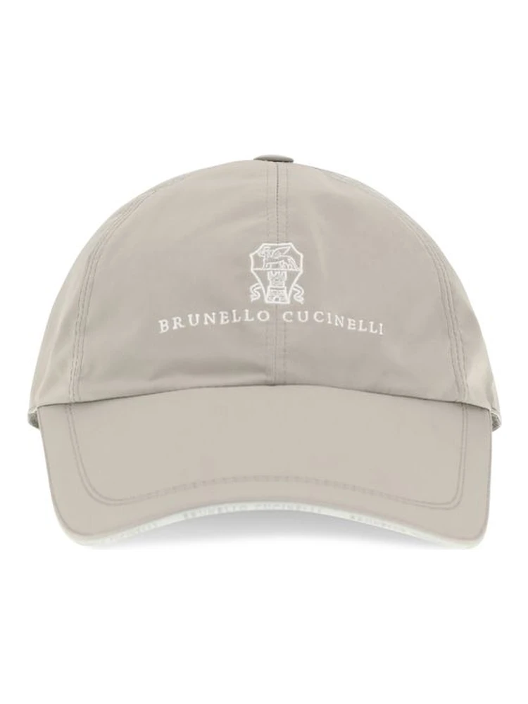 Beige Polyester Cap (Baseball Hat)