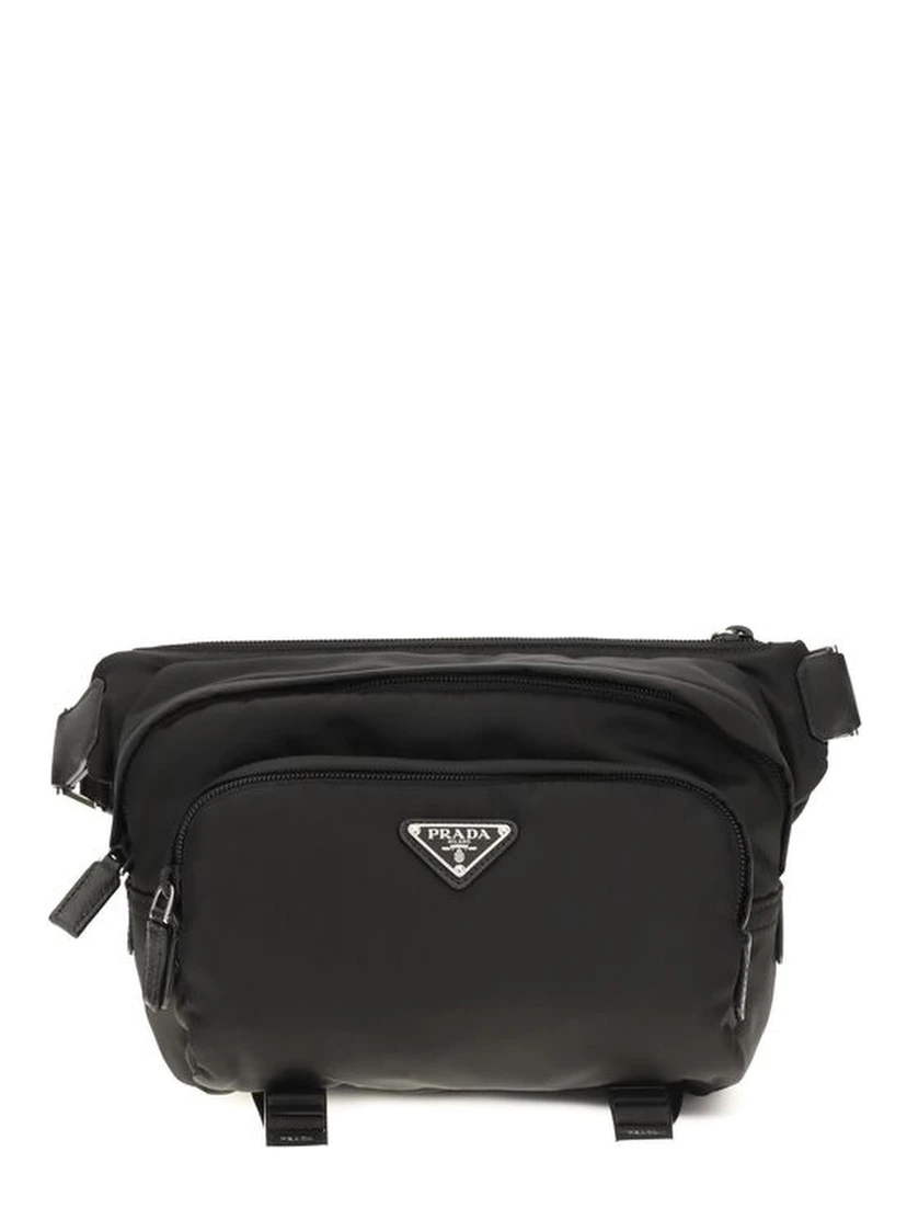 Black Nylon Shoulder Bag