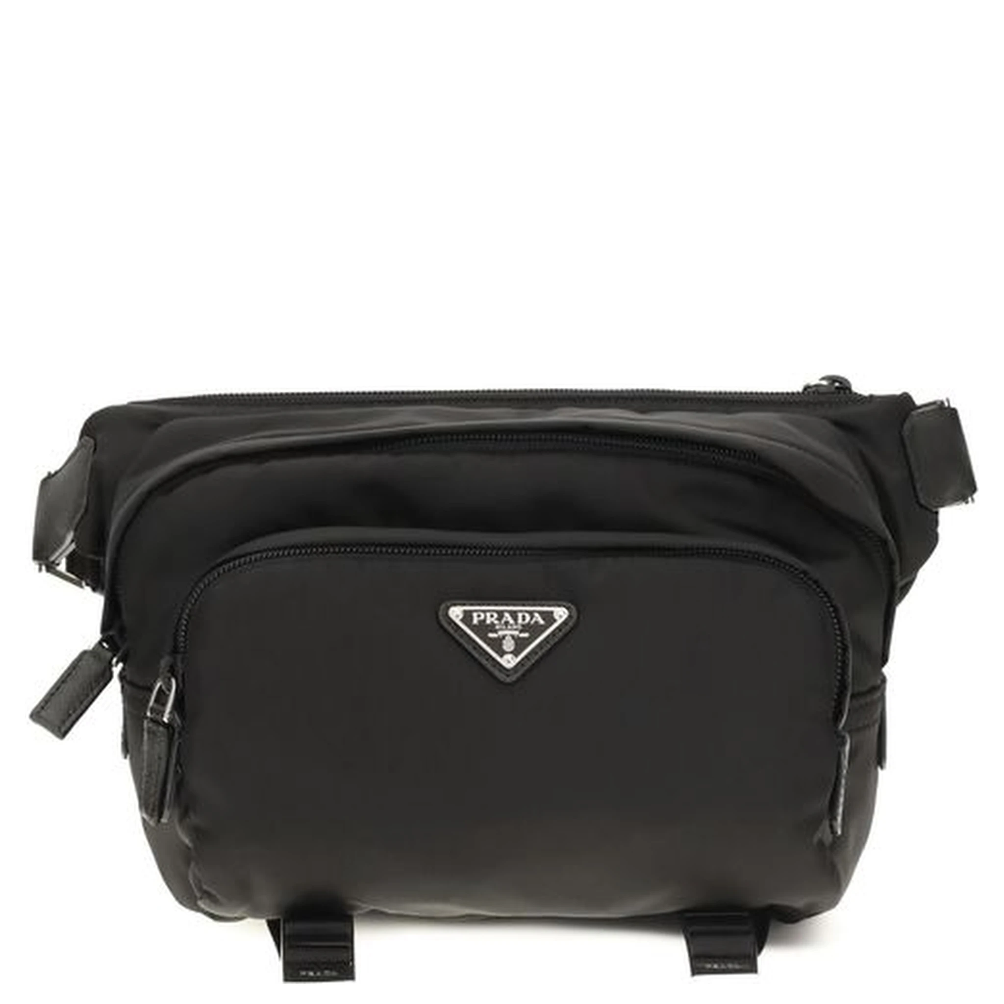 Black Nylon Shoulder Bag