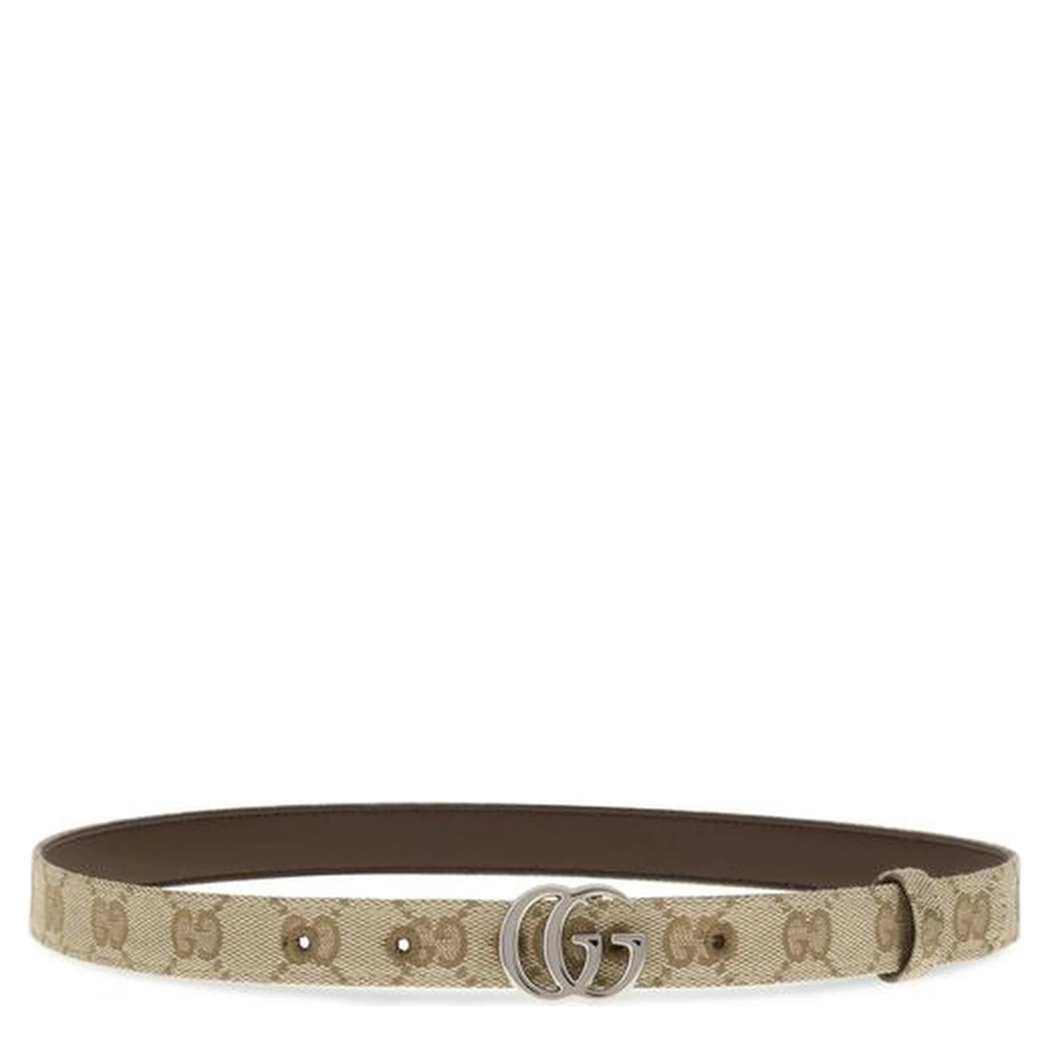 Beige Fabric Thin Belt