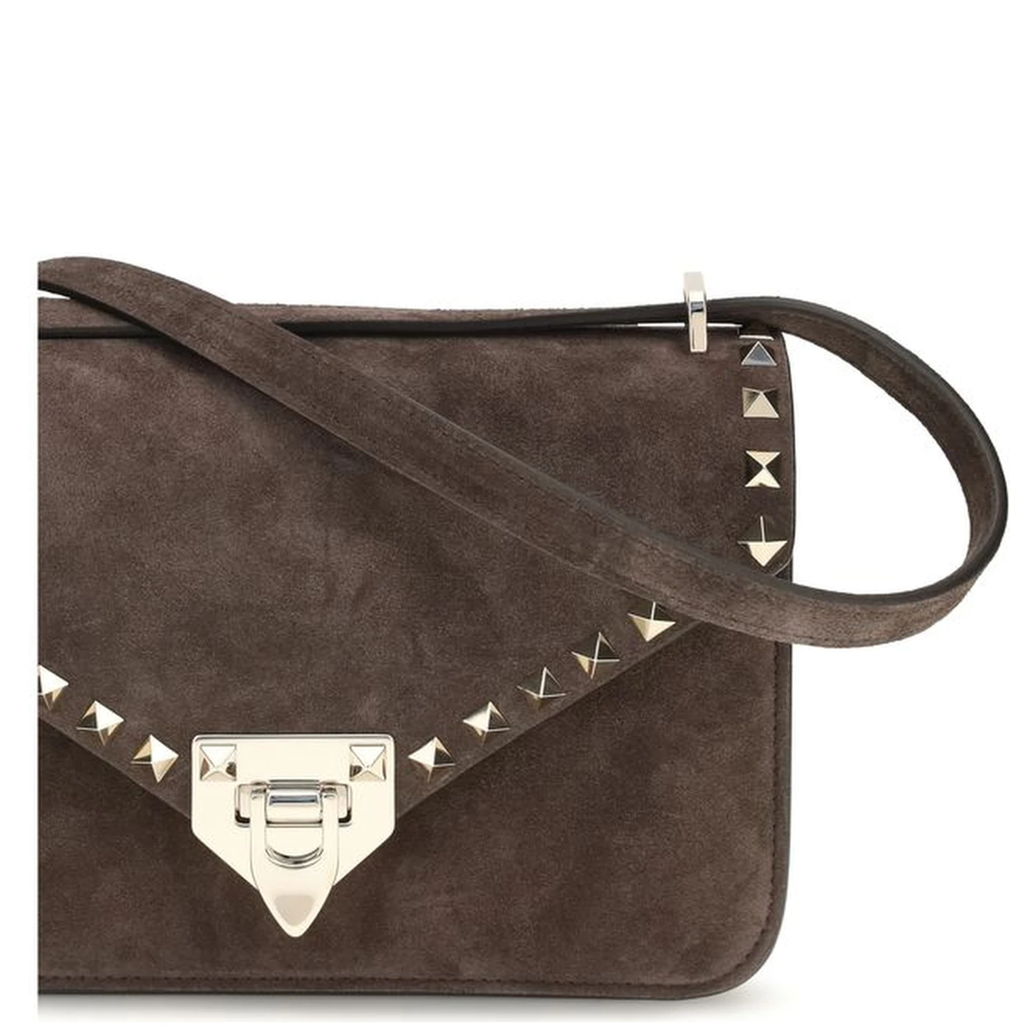 Brown Suede Leather Shoulder Bag