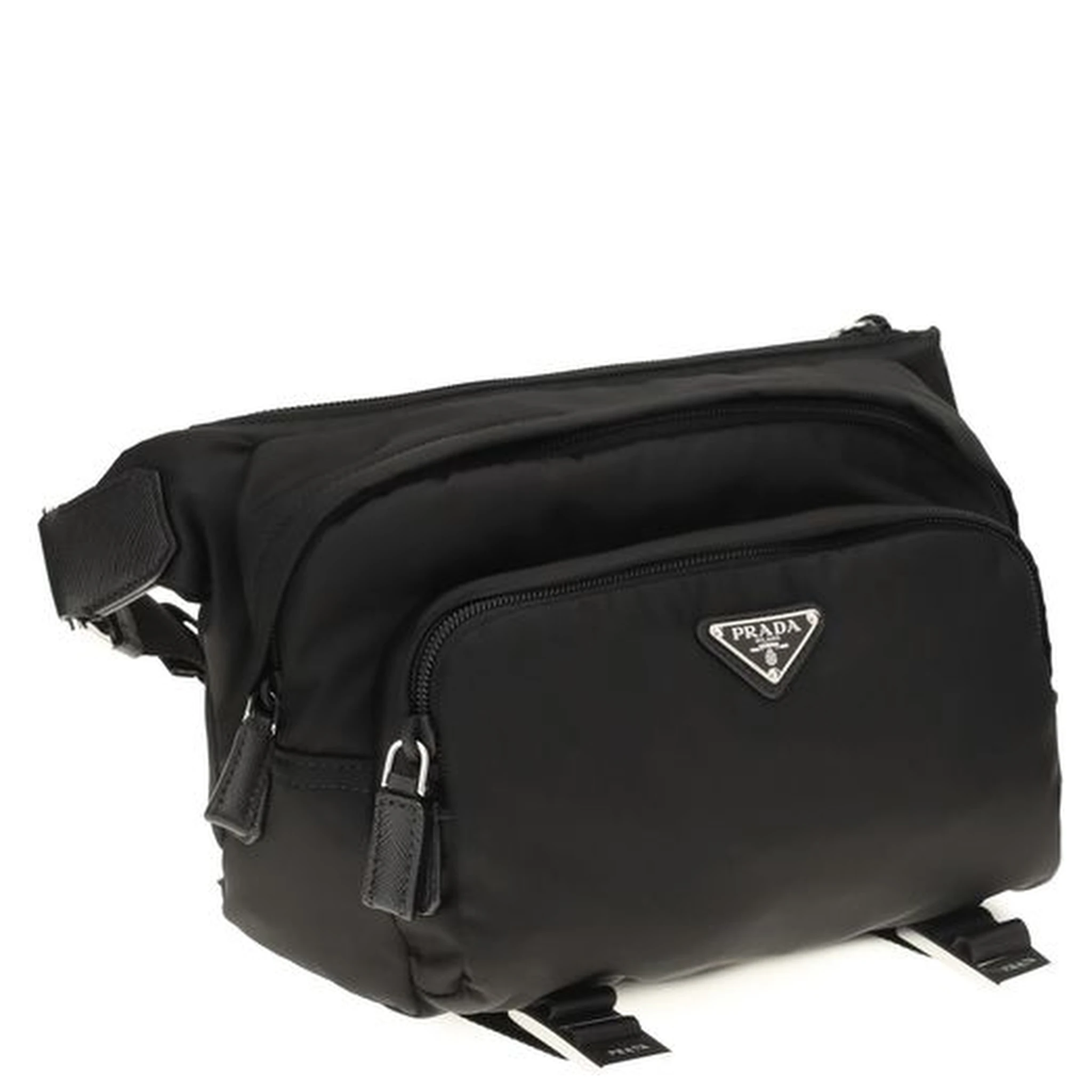 Black Nylon Shoulder Bag