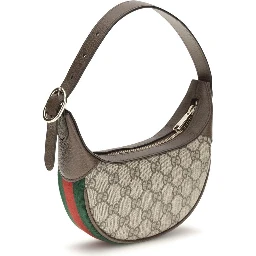 Beige Fabric Handbag