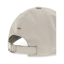 Beige Polyester Cap (Baseball Hat)