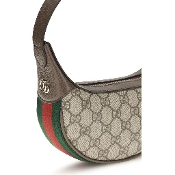 Beige Fabric Handbag