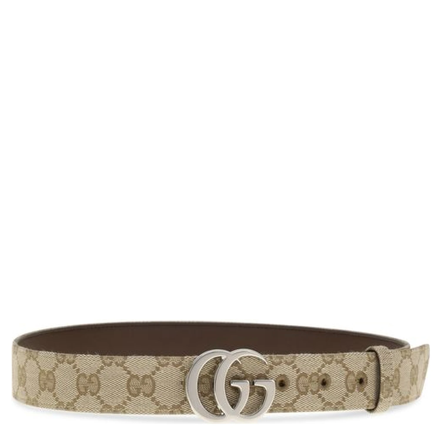 Beige Fabric Regular Belt