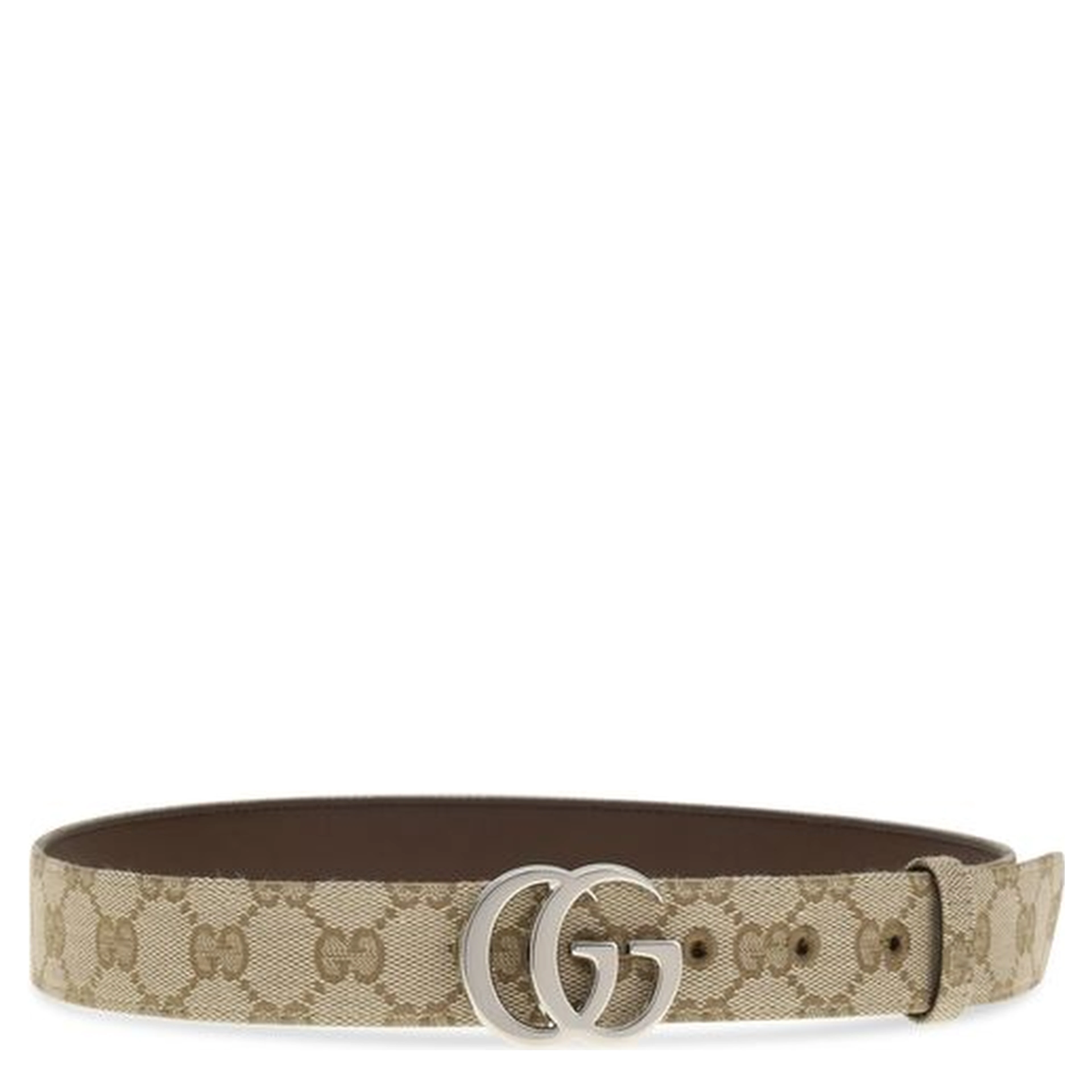 Beige Fabric Regular Belt