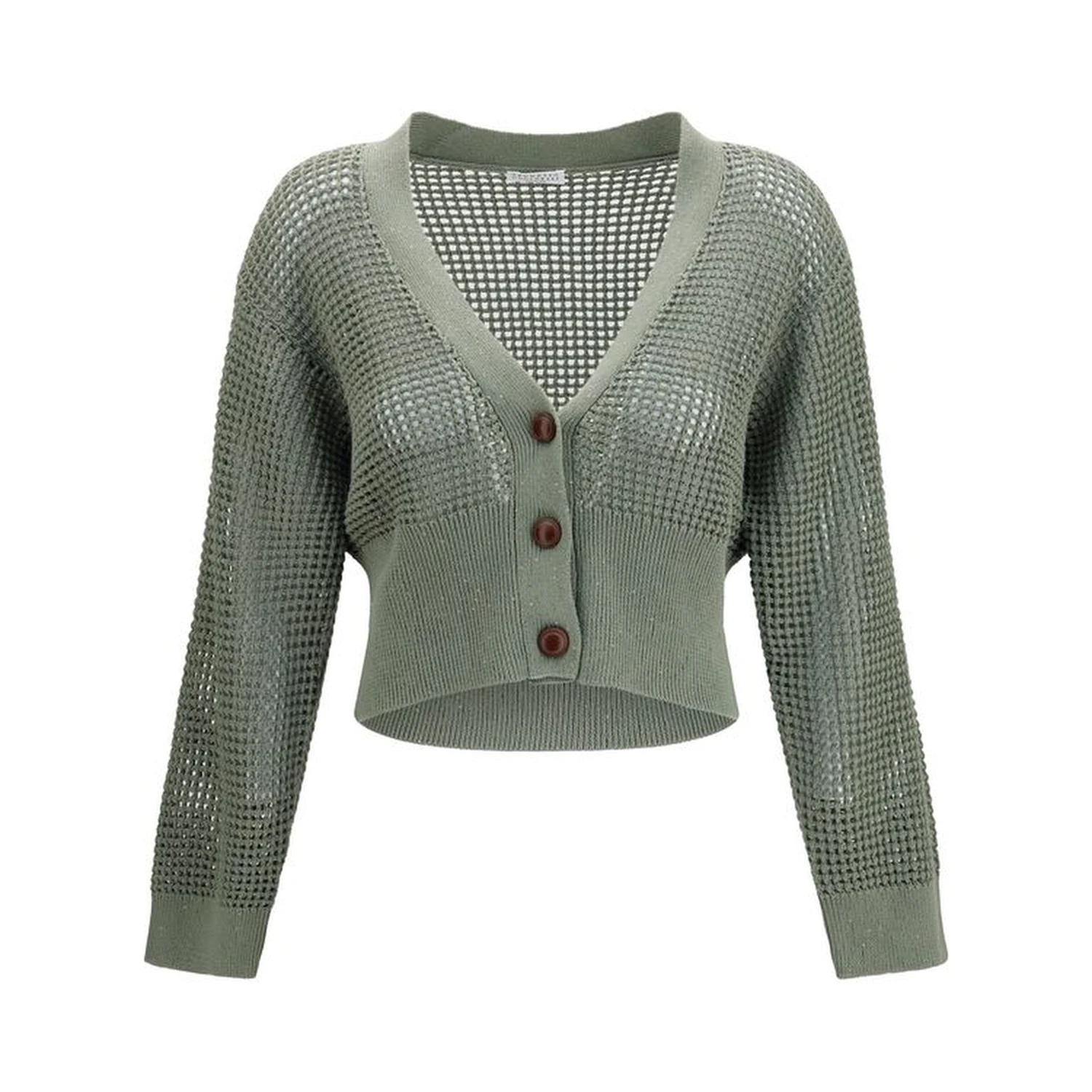 Bicolor Cotton Cardigan
