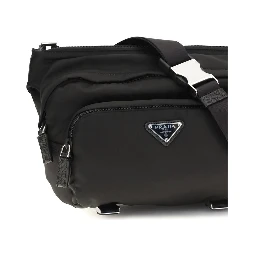 Black Nylon Shoulder Bag