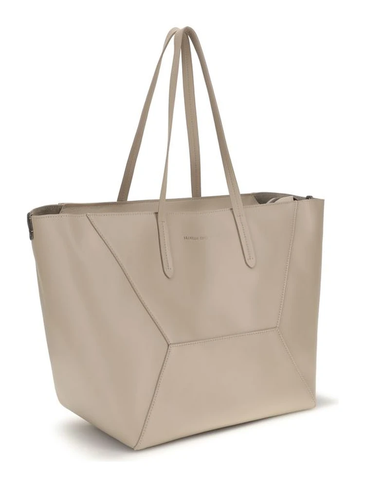 Beige Calf Leather Bos Taurus Shoulder Bag alternative
