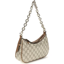Beige Fabric Handbag