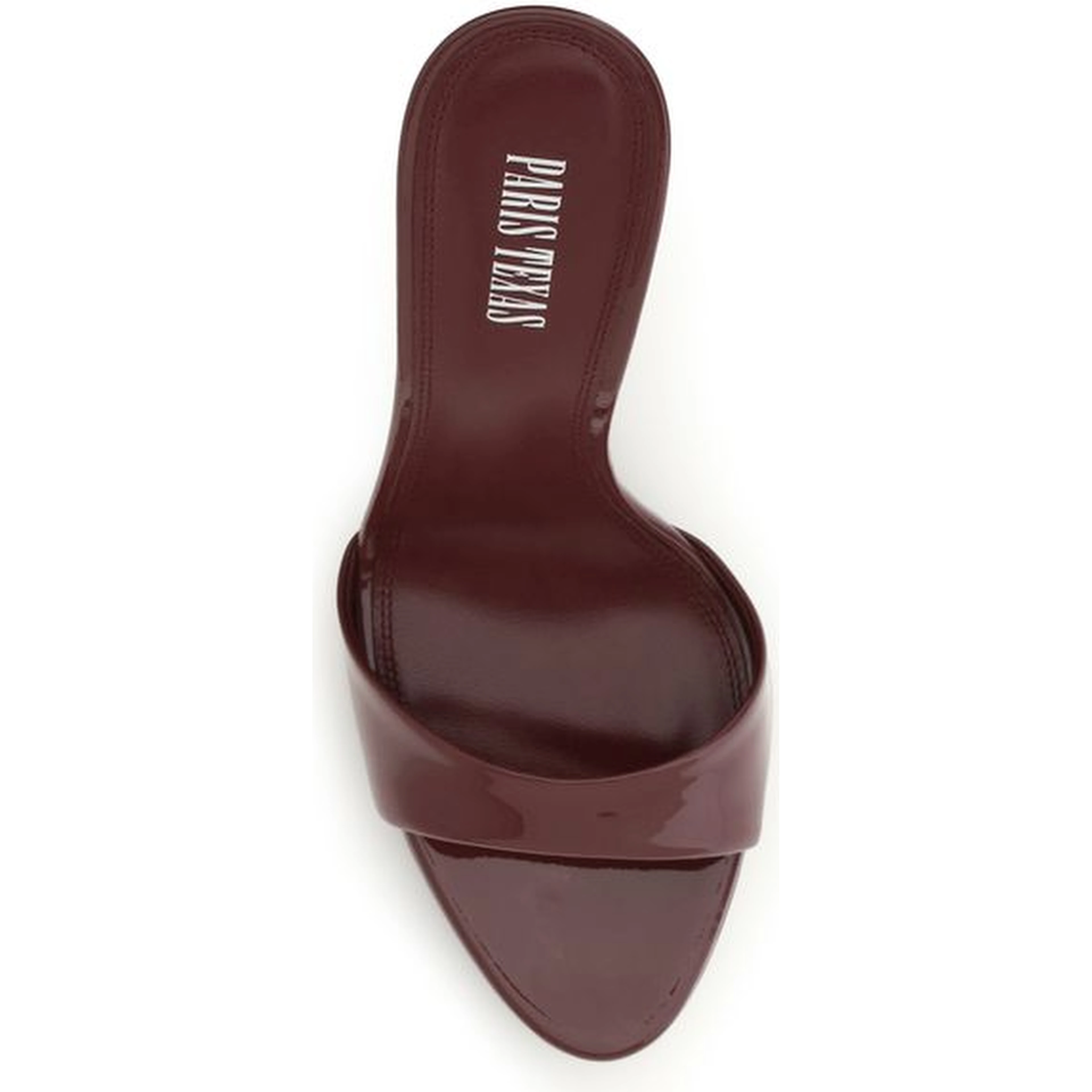 Bordeaux Calf Leather Bos Taurus Stiletto Heel Sandals