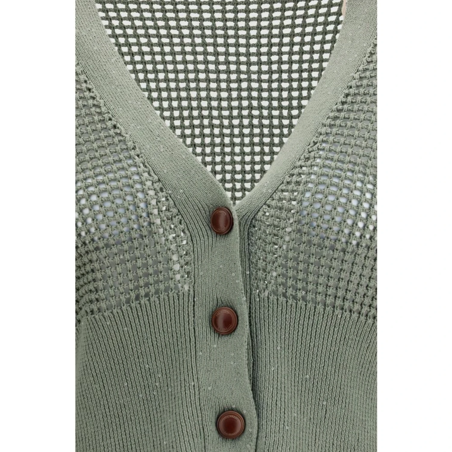 Bicolor Cotton Cardigan