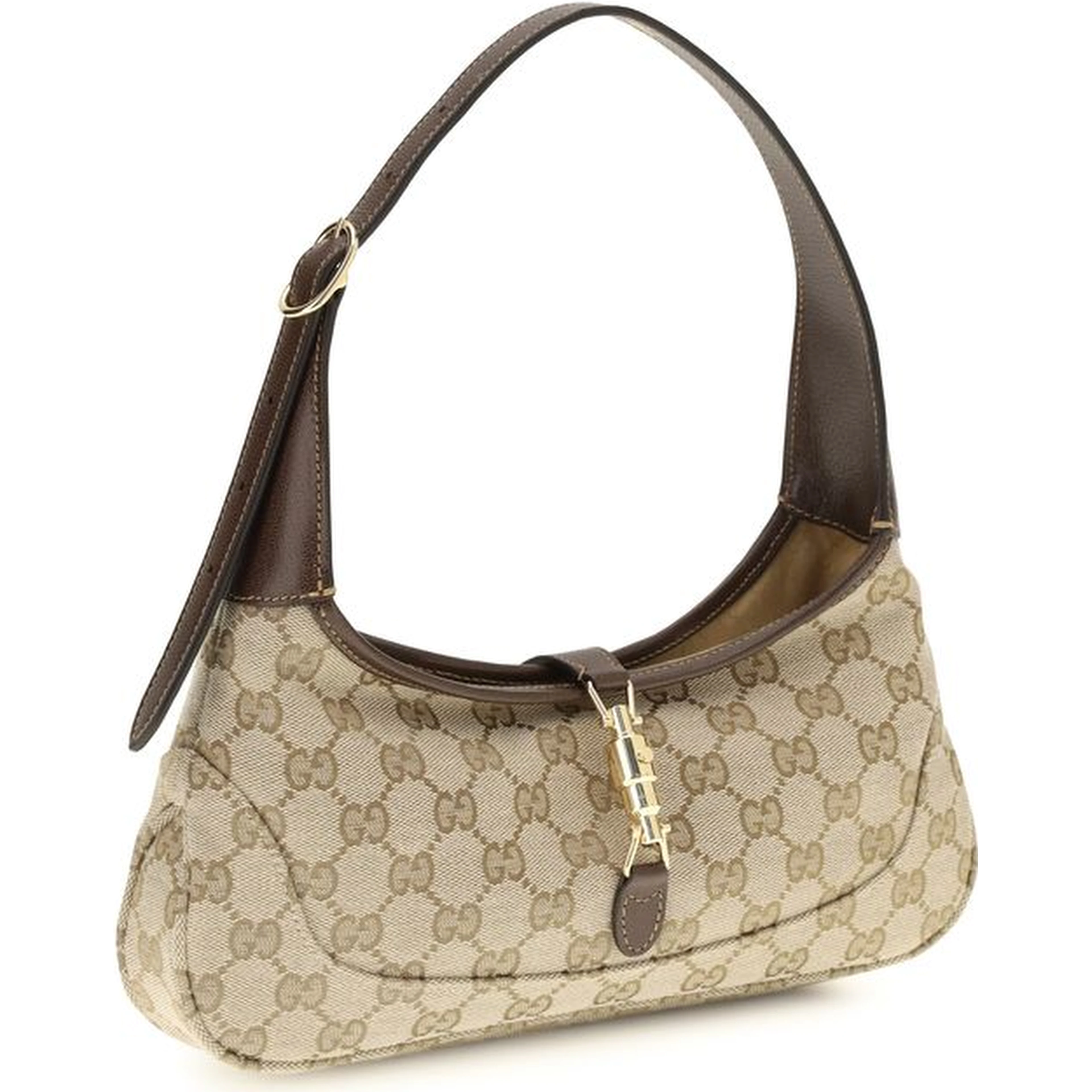Beige Fabric Shoulder Bag