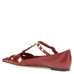 Multicolor Goatskin Ballet Flats