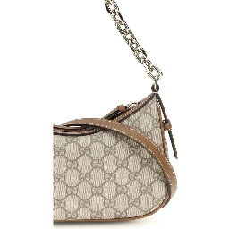 Beige Fabric Handbag