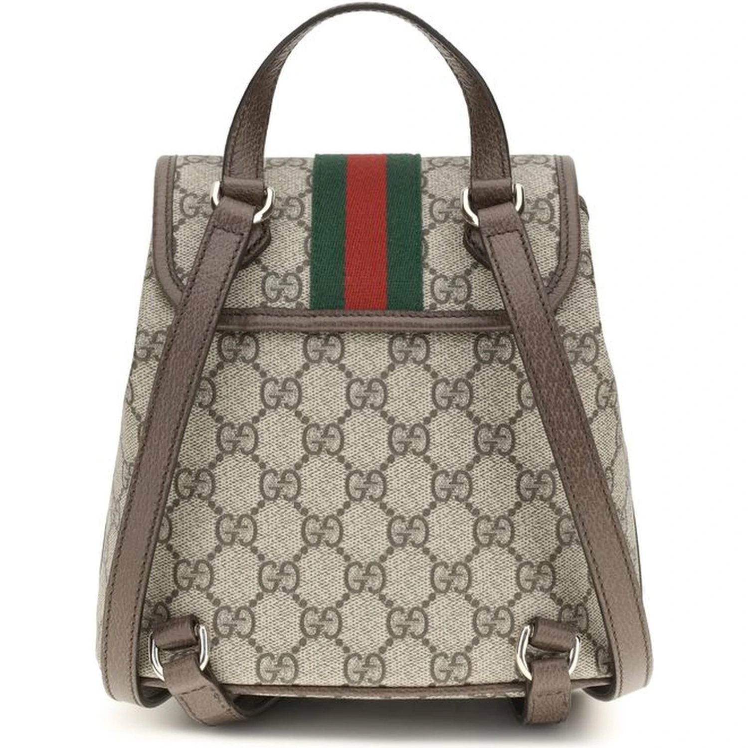 Beige Fabric Backpack