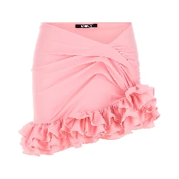 Multicolor Polyamide Long Skirt