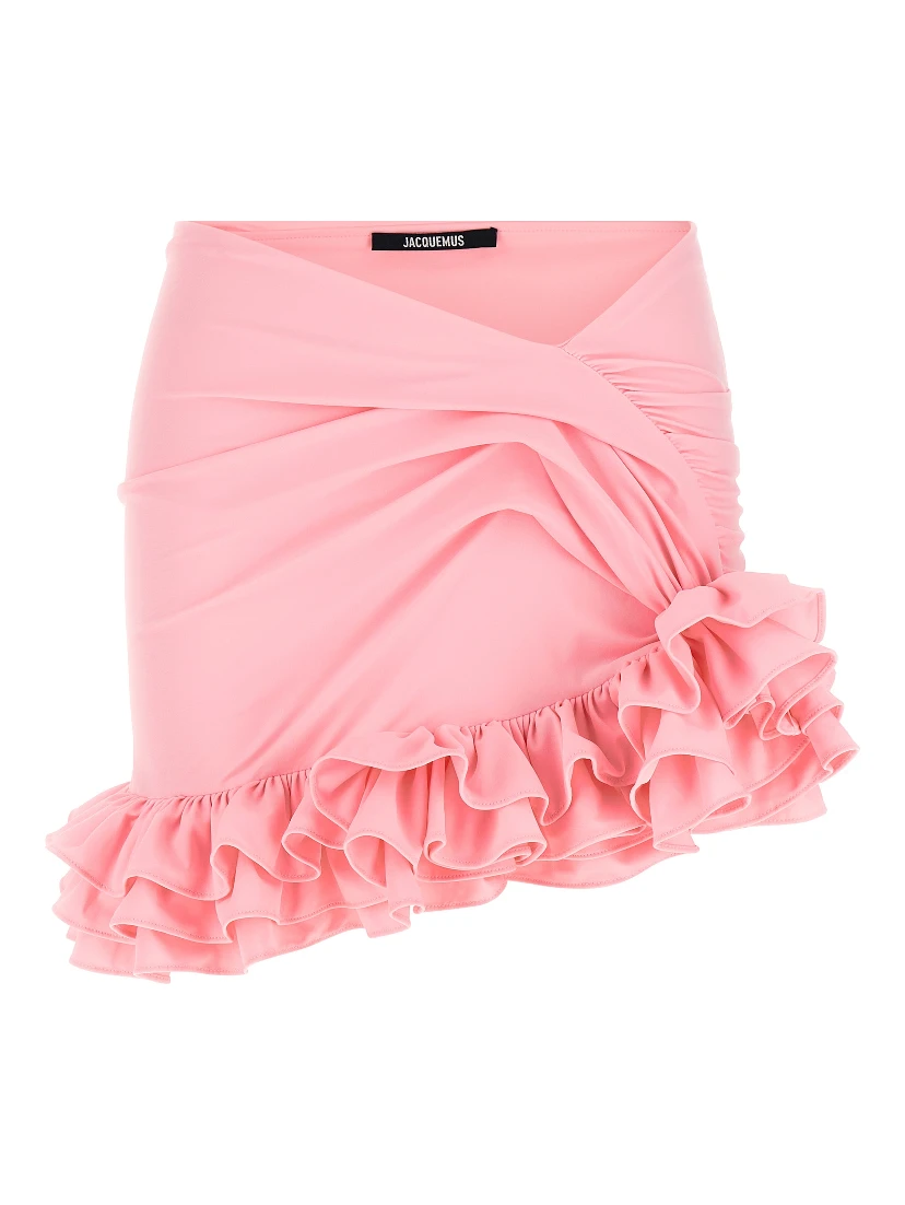 Multicolor Polyamide Long Skirt