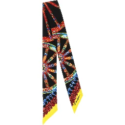 Multicolor Silk Foulard