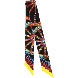 Multicolor Silk Foulard