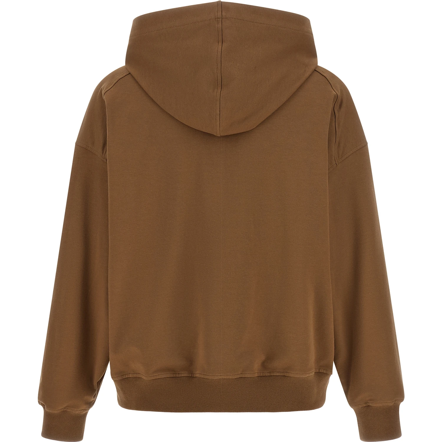 Brown Cotton Hoodie