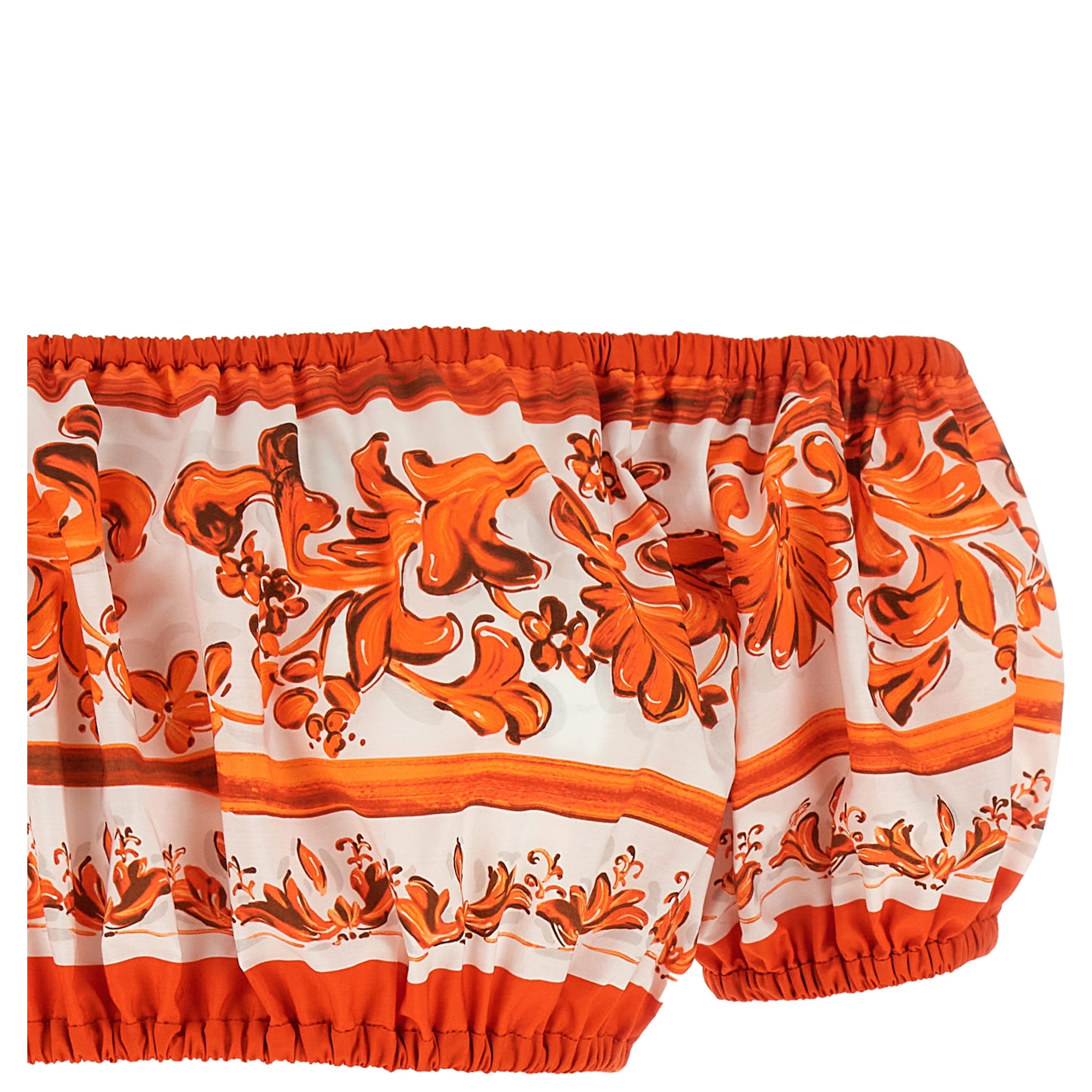 Orange Cotton Blouse