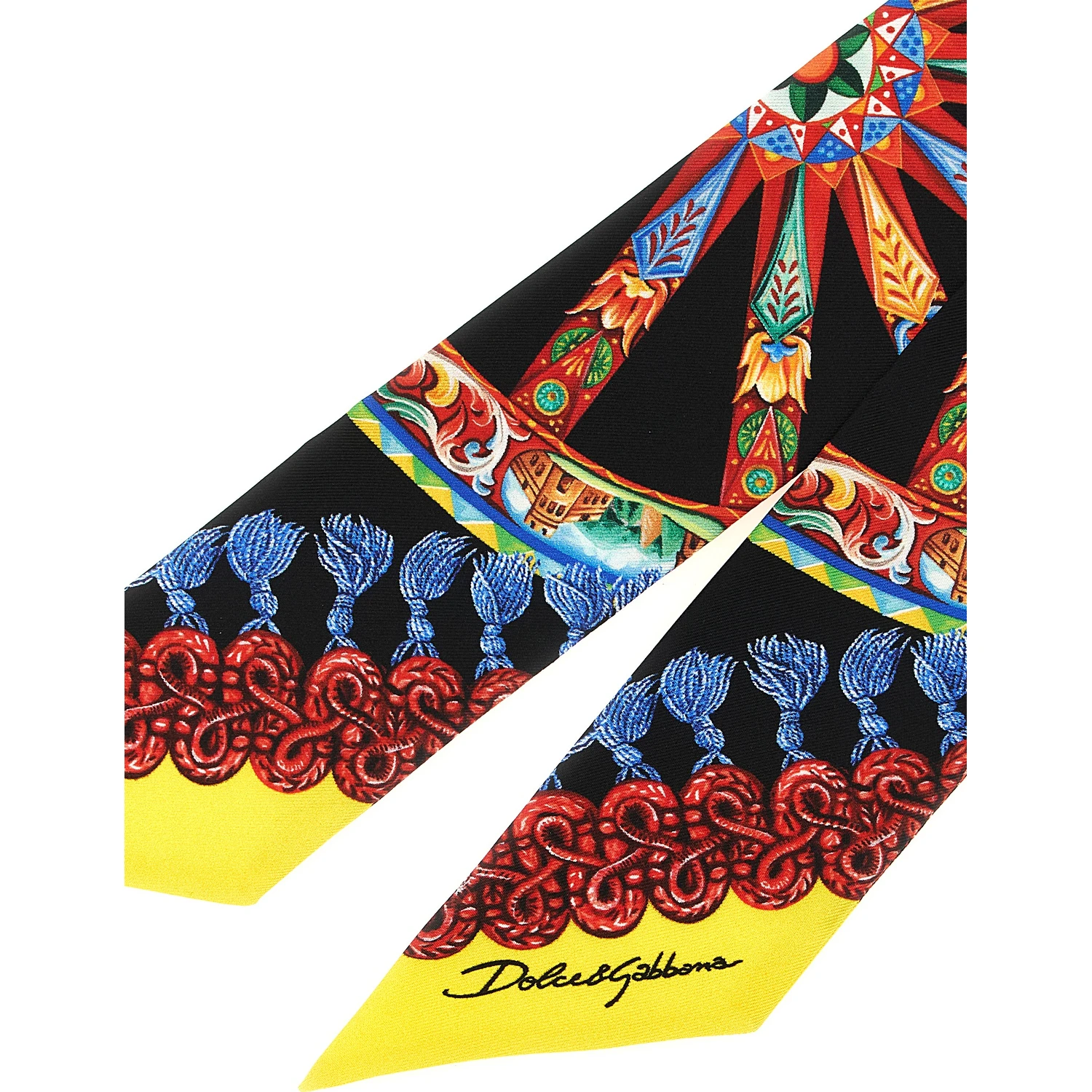 Multicolor Silk Foulard