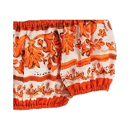 Orange Cotton Blouse