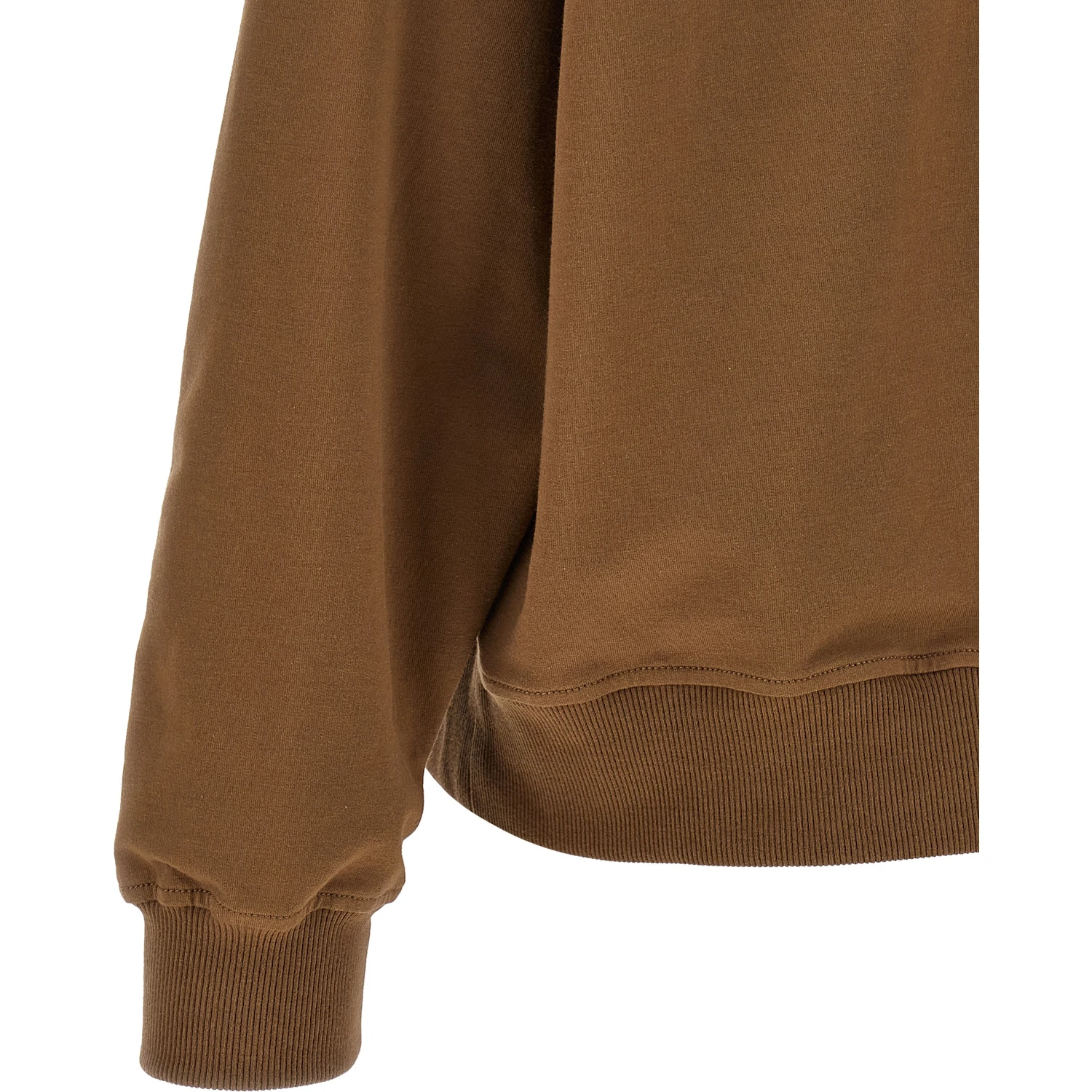 Brown Cotton Hoodie