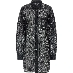 Black Polyester Blouse