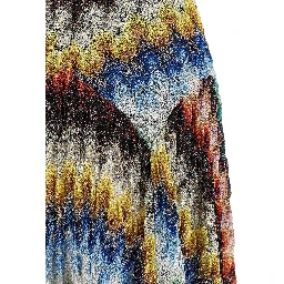 Multicolor Viscose Long Dress