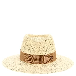 Beige Straw Fedora