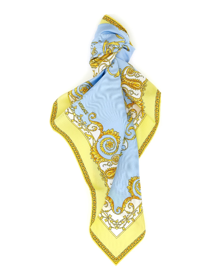 Multicolor Silk Scarf