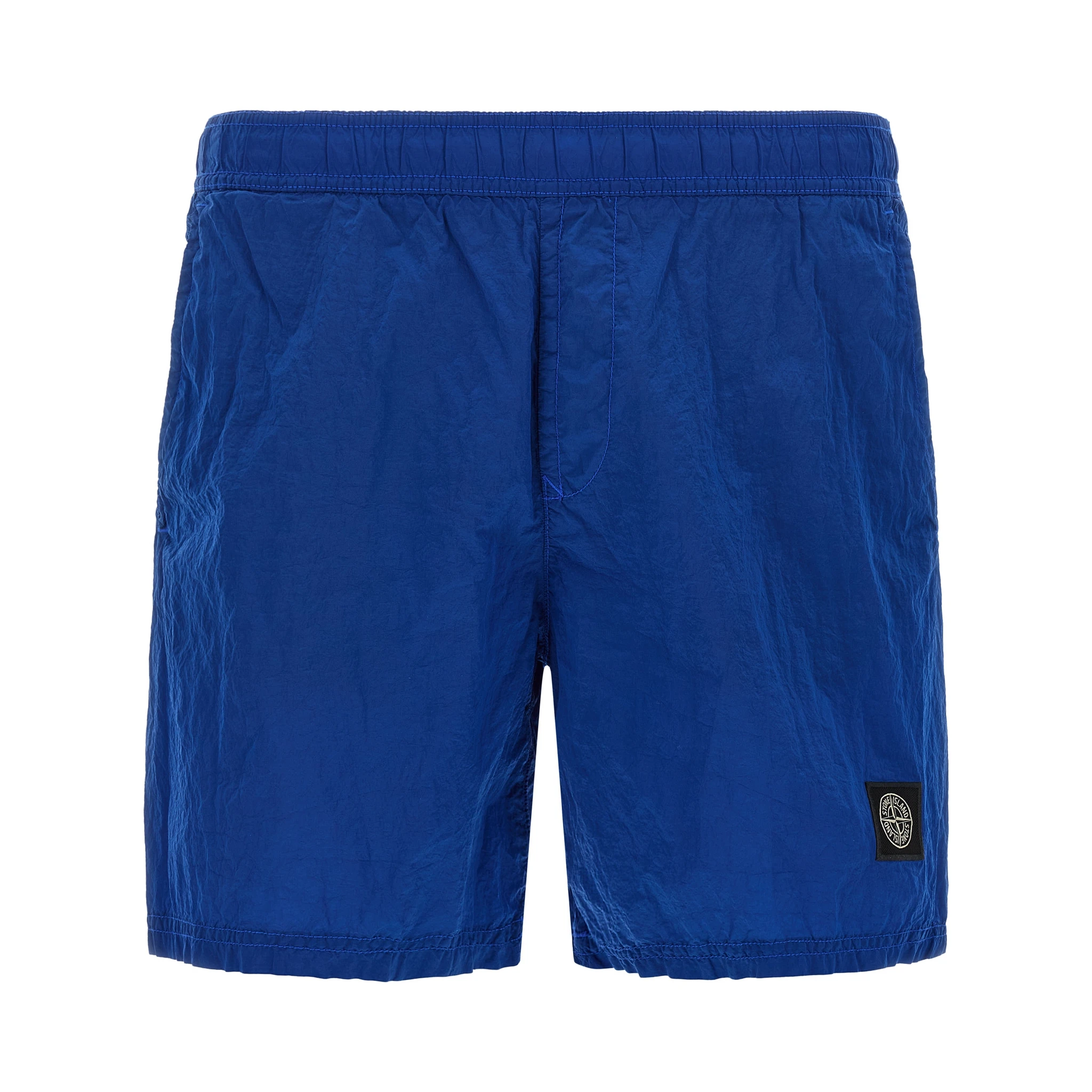 Blue Polyamide Swim Shorts