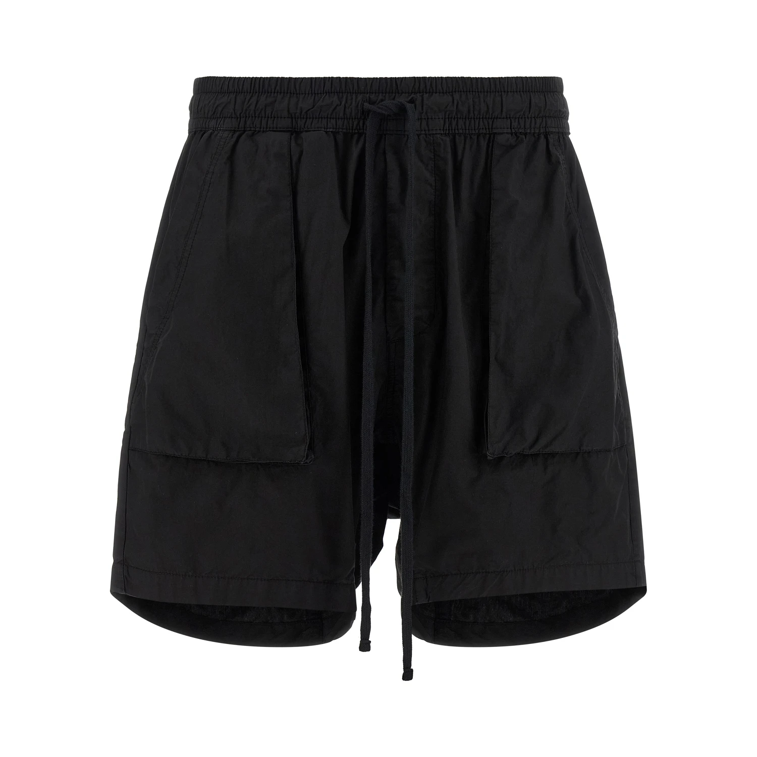 Black Organic Cotton Bermuda Shorts
